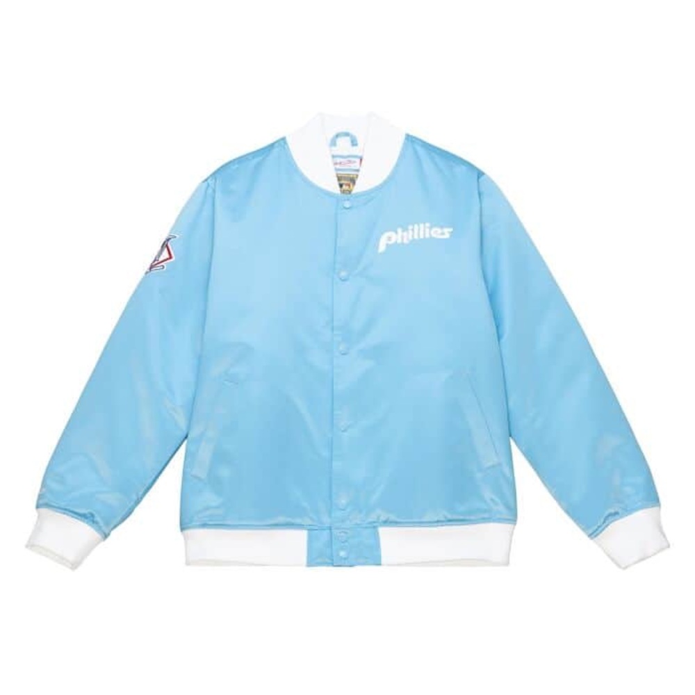 Mitchell & Ness Philadelphia Phillies Satin Varsity Jacket size Large